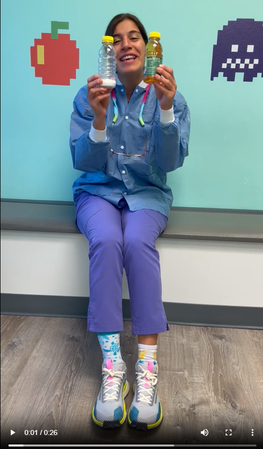 Apple Juice or Water